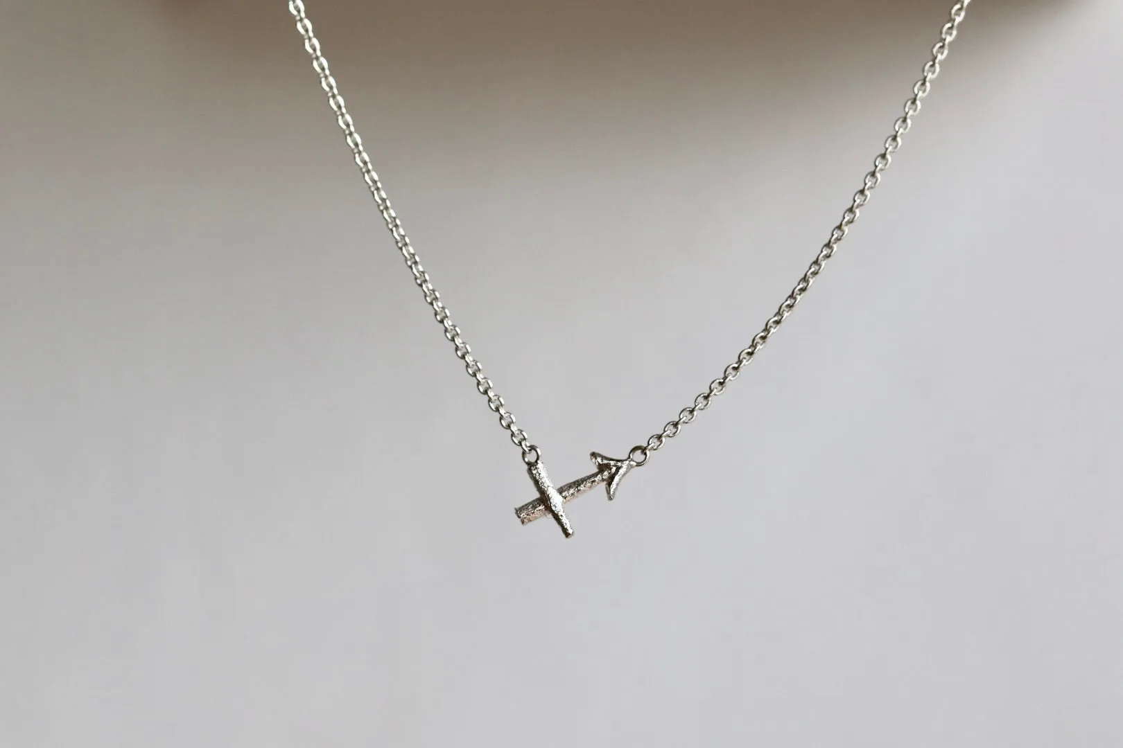 Sagittarius Silver Necklace