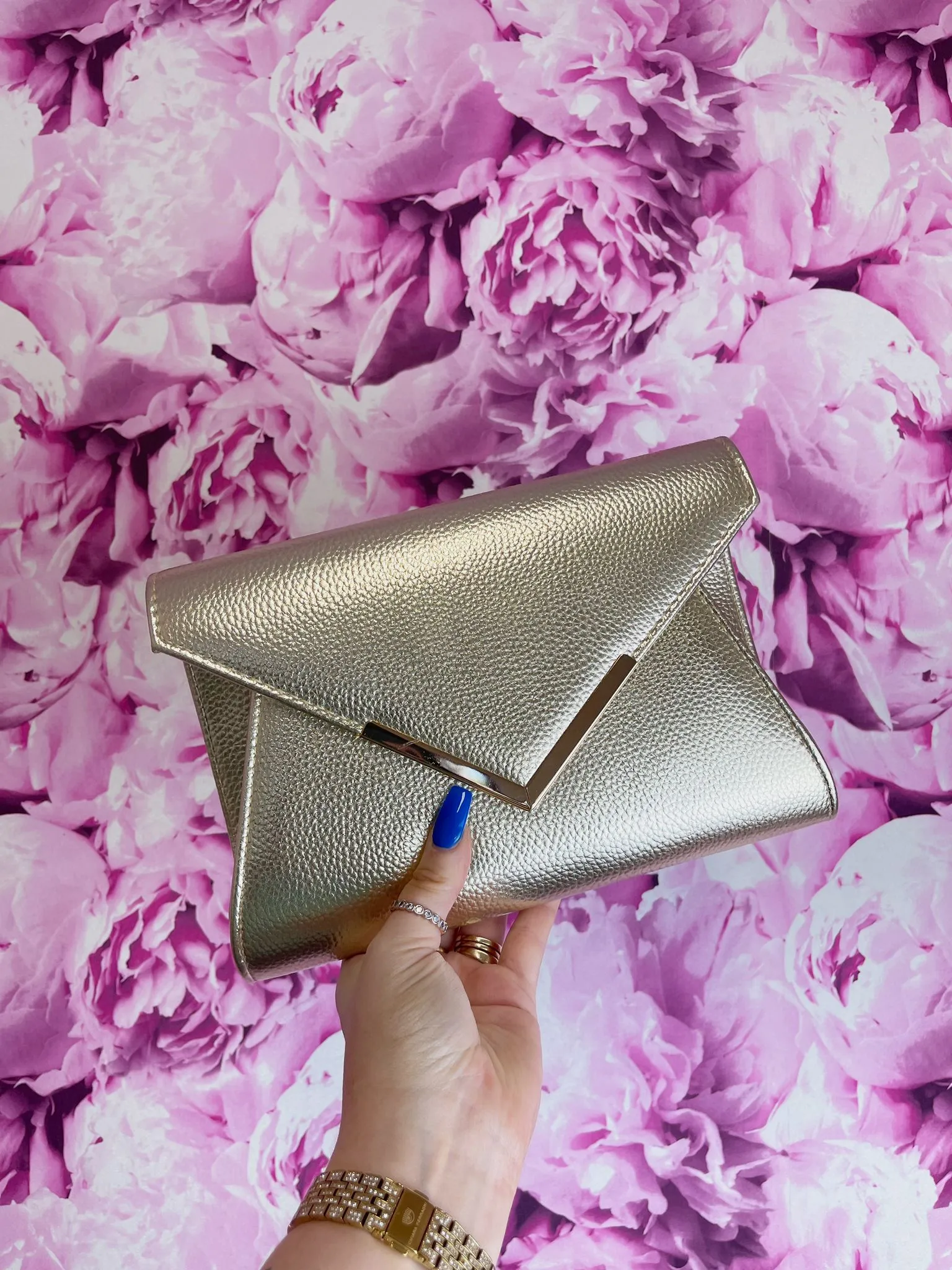 Sara Envelope Clutch Bag (Various Colours)