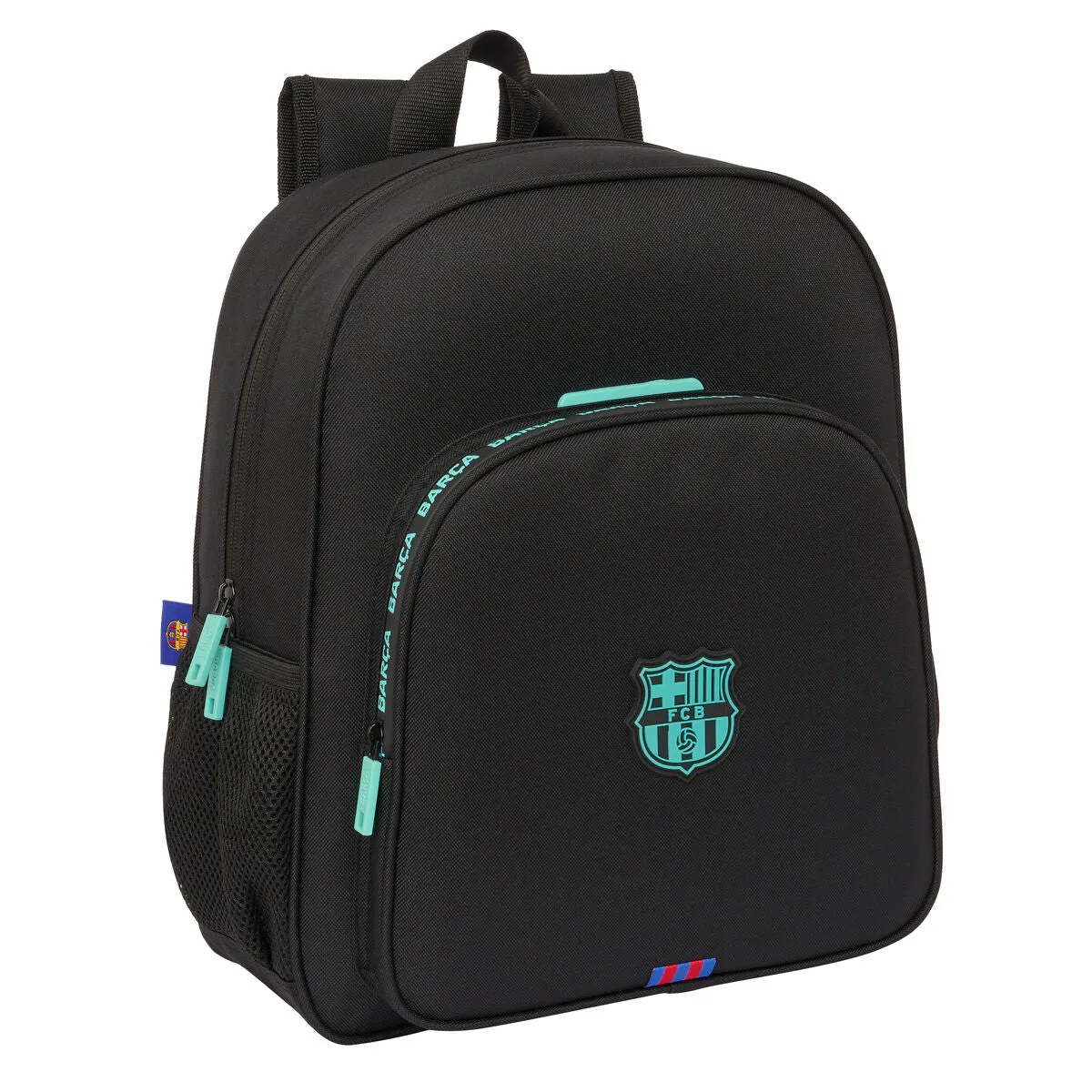 School Bag F.C. Barcelona Black 32 X 38 X 12 cm