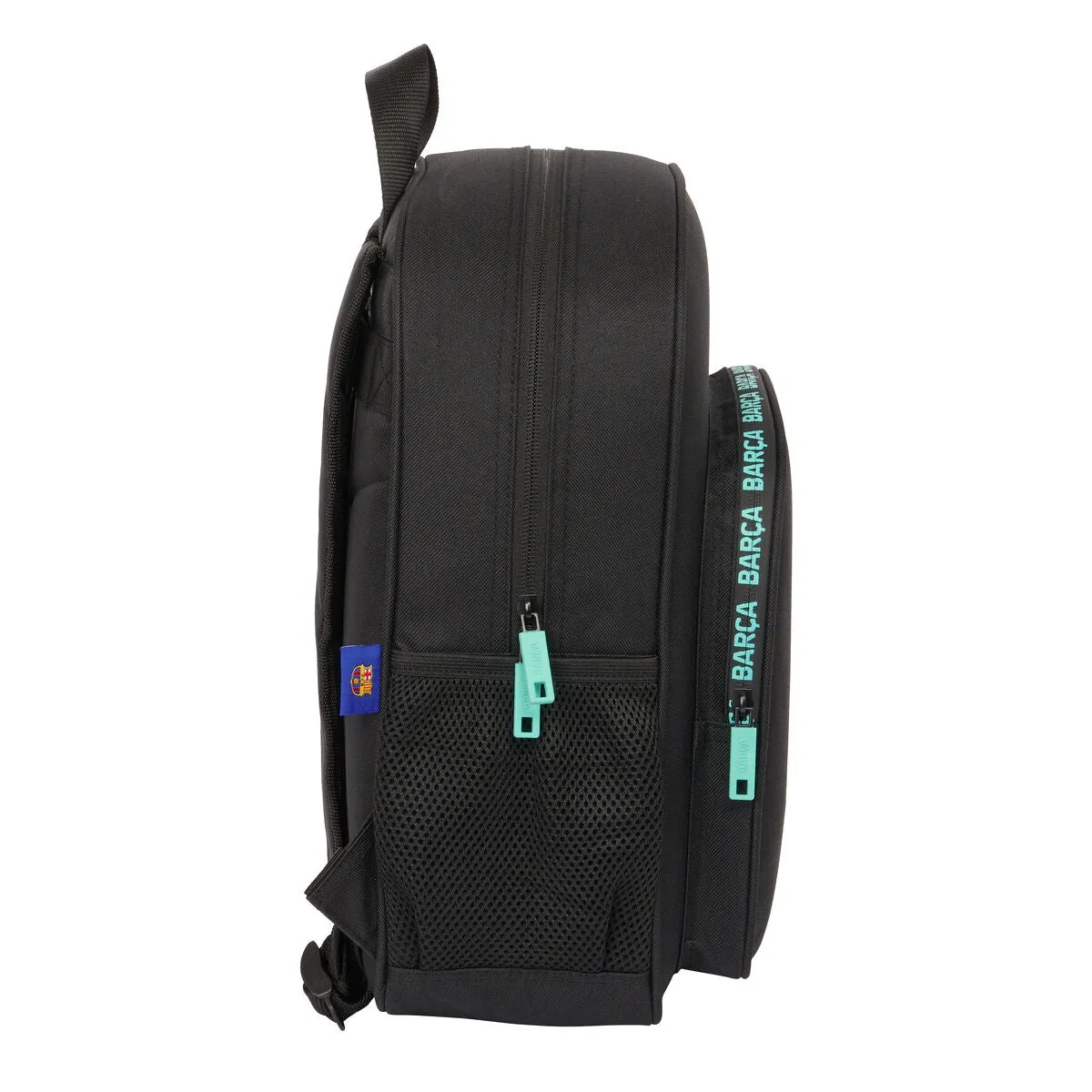 School Bag F.C. Barcelona Black 32 X 38 X 12 cm