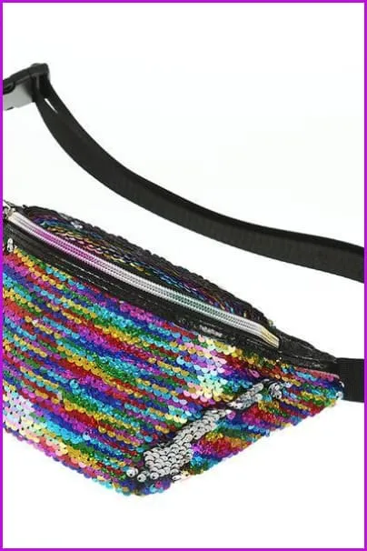 Shiny Sequins Fanny Packs Waist Bags F1373