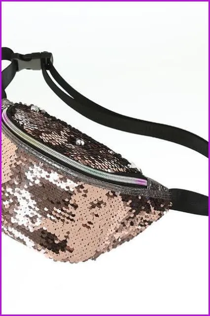 Shiny Sequins Fanny Packs Waist Bags F1373