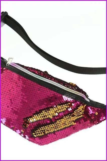 Shiny Sequins Fanny Packs Waist Bags F1373