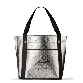 Silver Mini Tote Bag