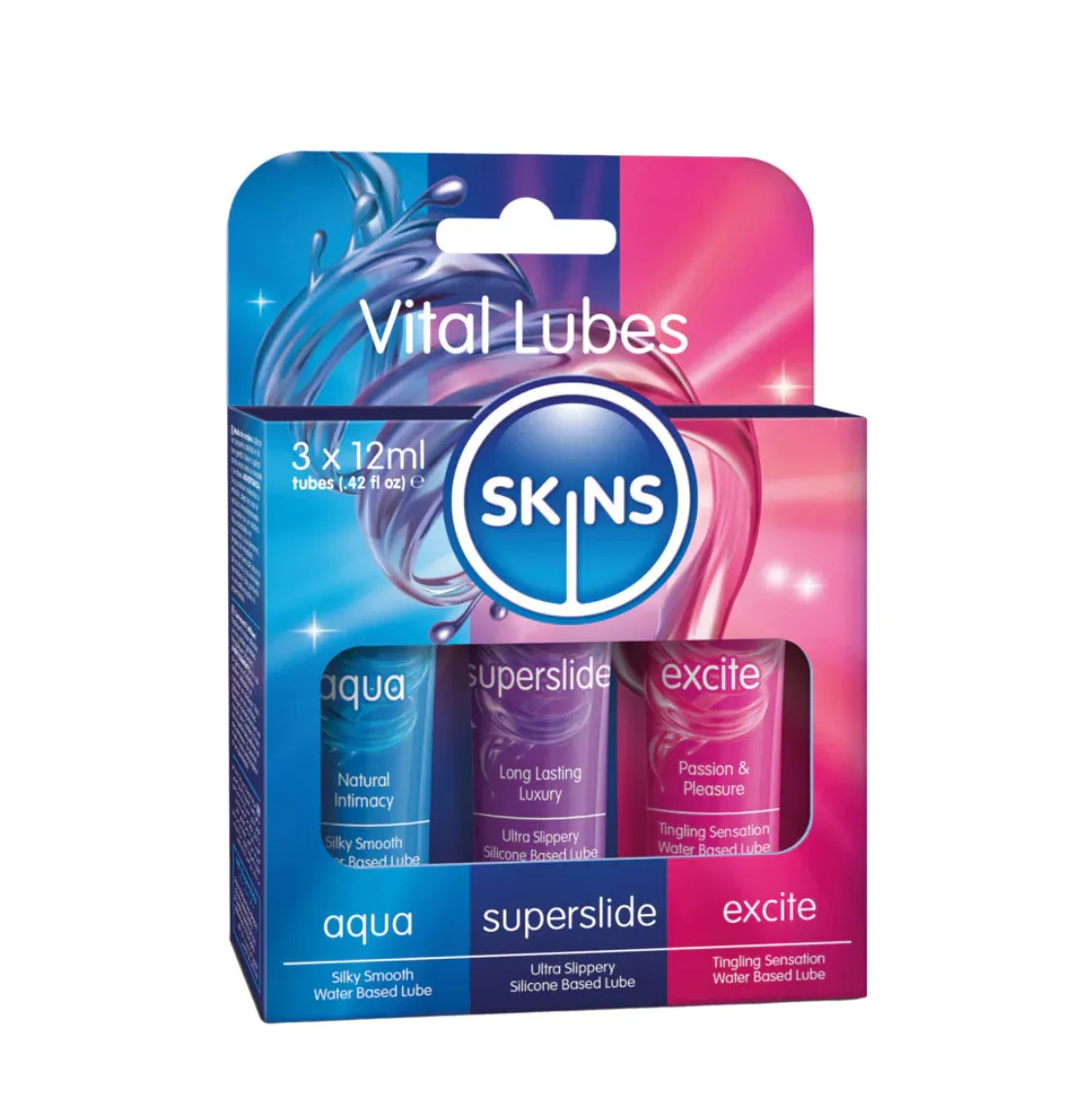 Skins Vital Sampler Tubes 12ml 3-Pack