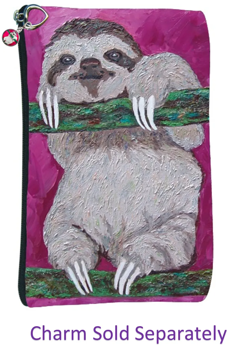 Sloth Cosmetic Bag- Leisurely Life