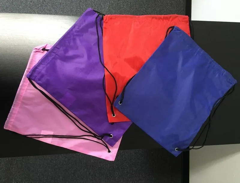 Small Polyester Drawstring Bags (CLOSEOUT)