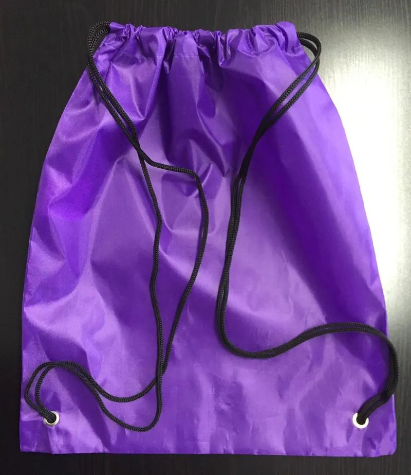 Small Polyester Drawstring Bags (CLOSEOUT)