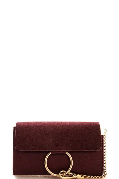 Suede Dressy Clutch