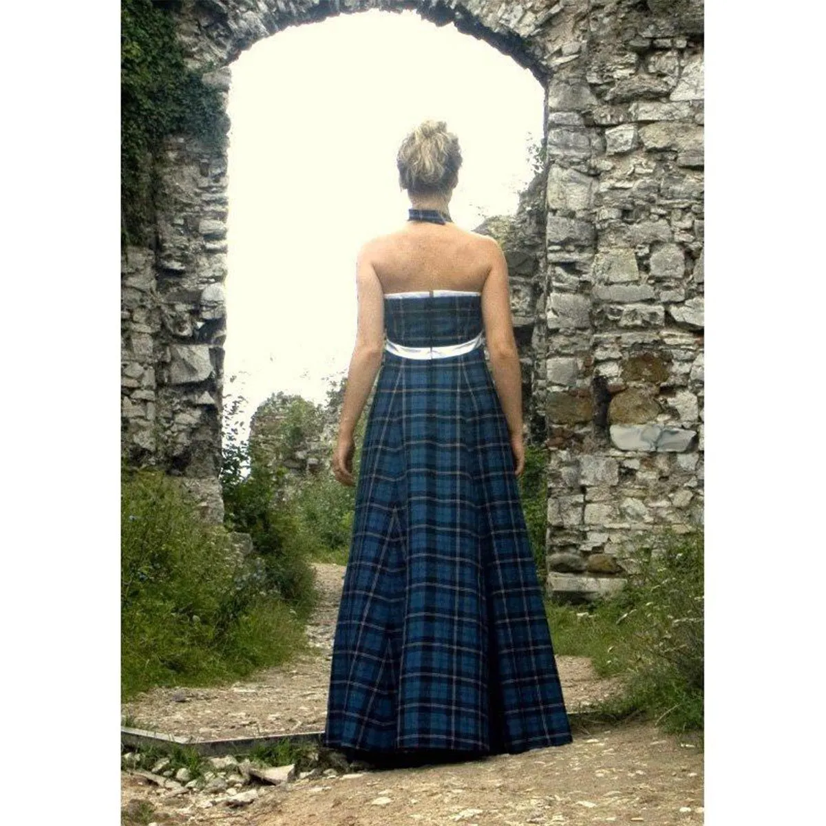 Tartan Evening Dress Shaira