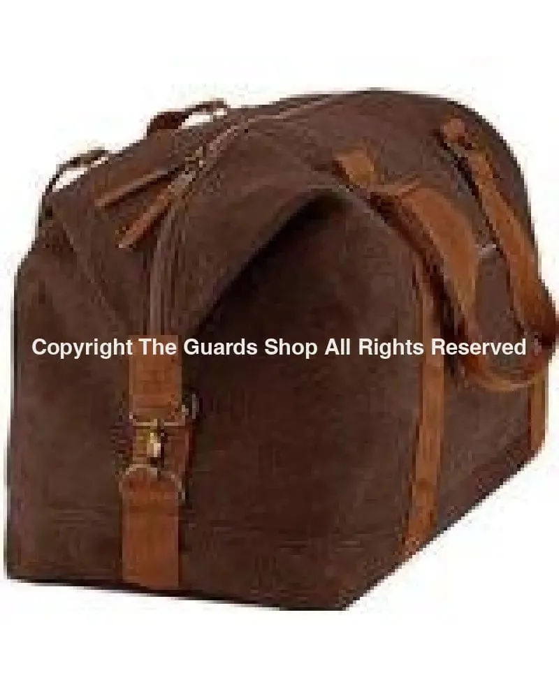 The Irish Guards Vintage Canvas Satchel