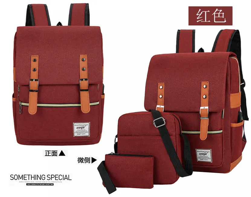 Three-piece suit Large Sport Swagger Bag with Nylon Material Backpack