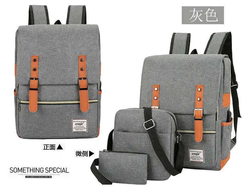 Three-piece suit Large Sport Swagger Bag with Nylon Material Backpack