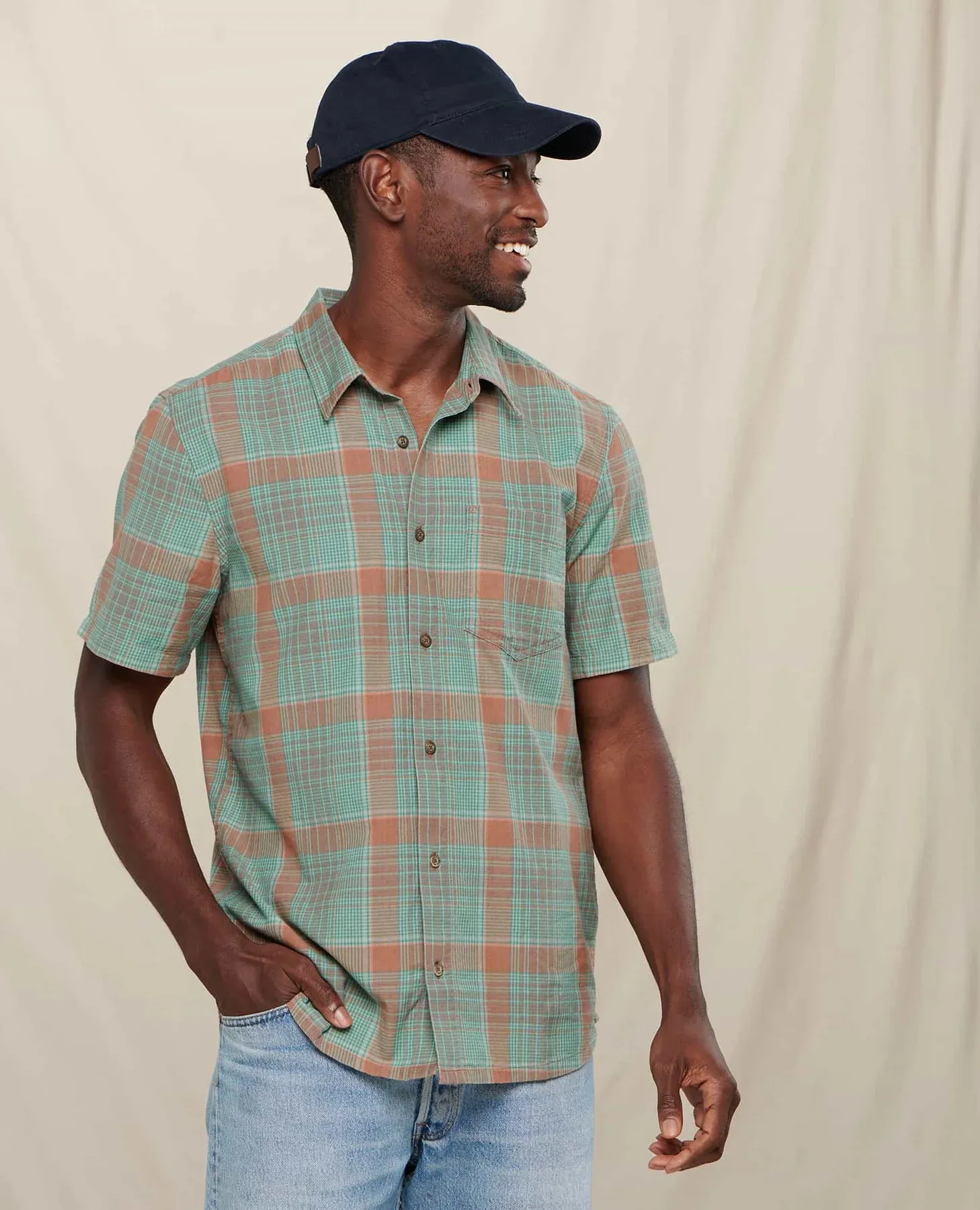 Toad&Co | Airscape Short Sleeve Shirt | Men's | Nutmeg