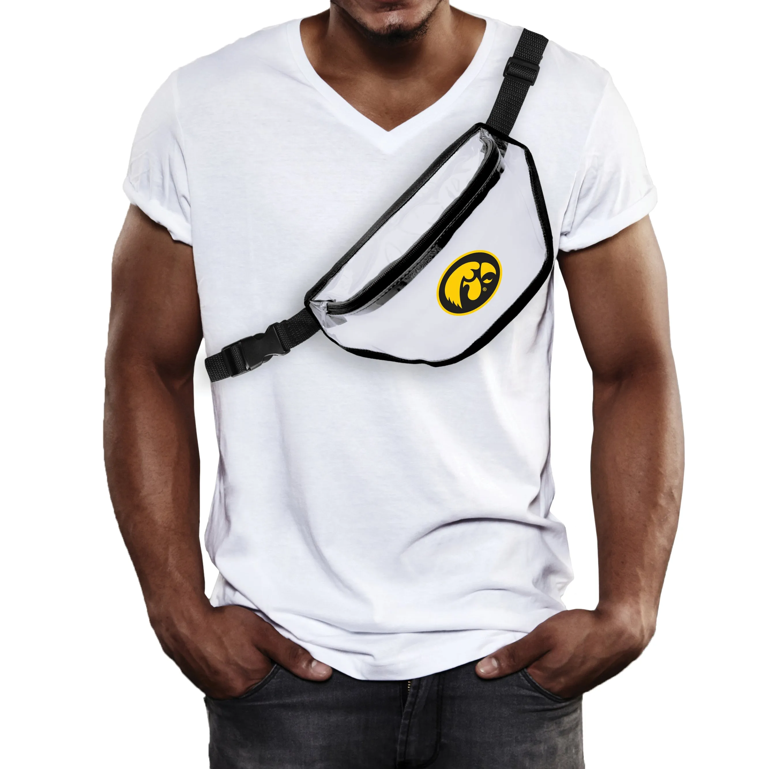 University of Iowa Clear Fanny Pack