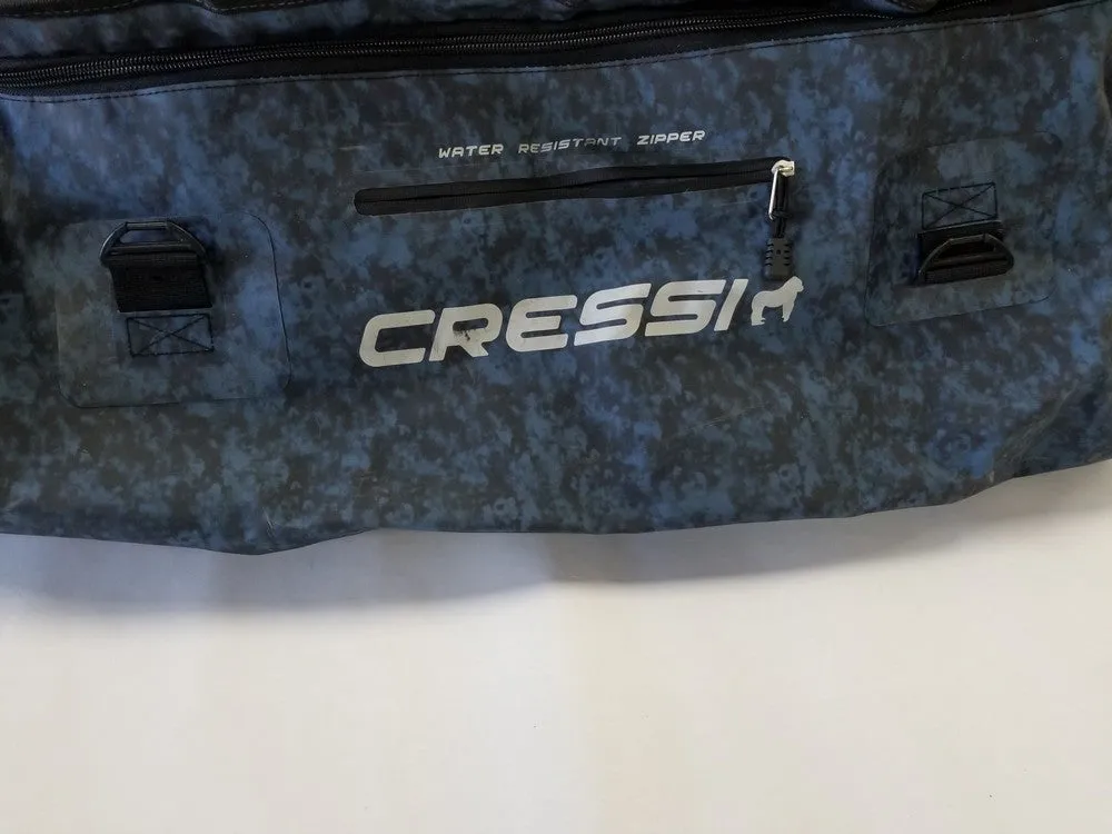 Used Cressi Gorilla Pro XL Roomy Bag - Blue Camouflage