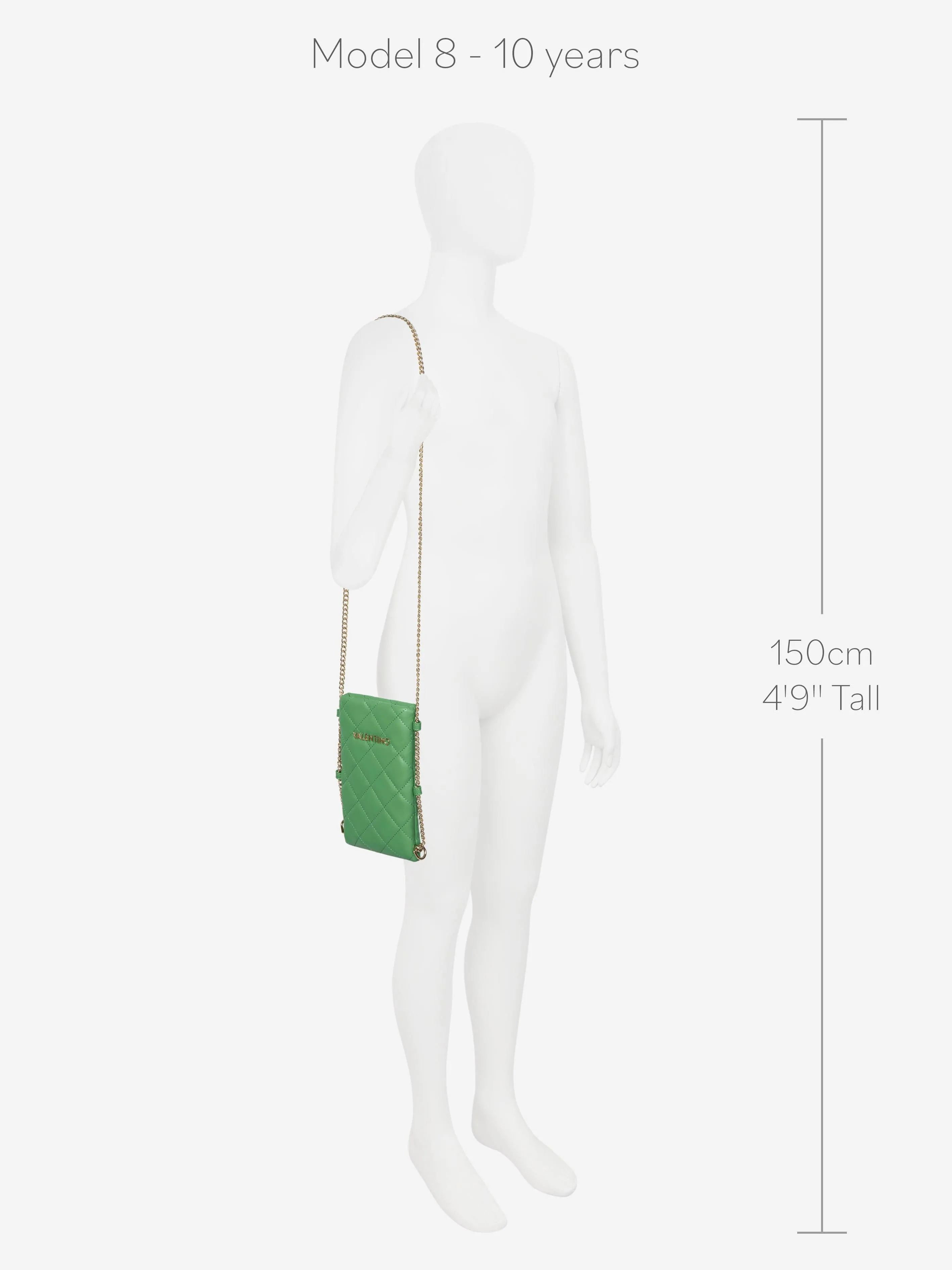 Valentino Girls Ocarina Shoulder Bag in Green