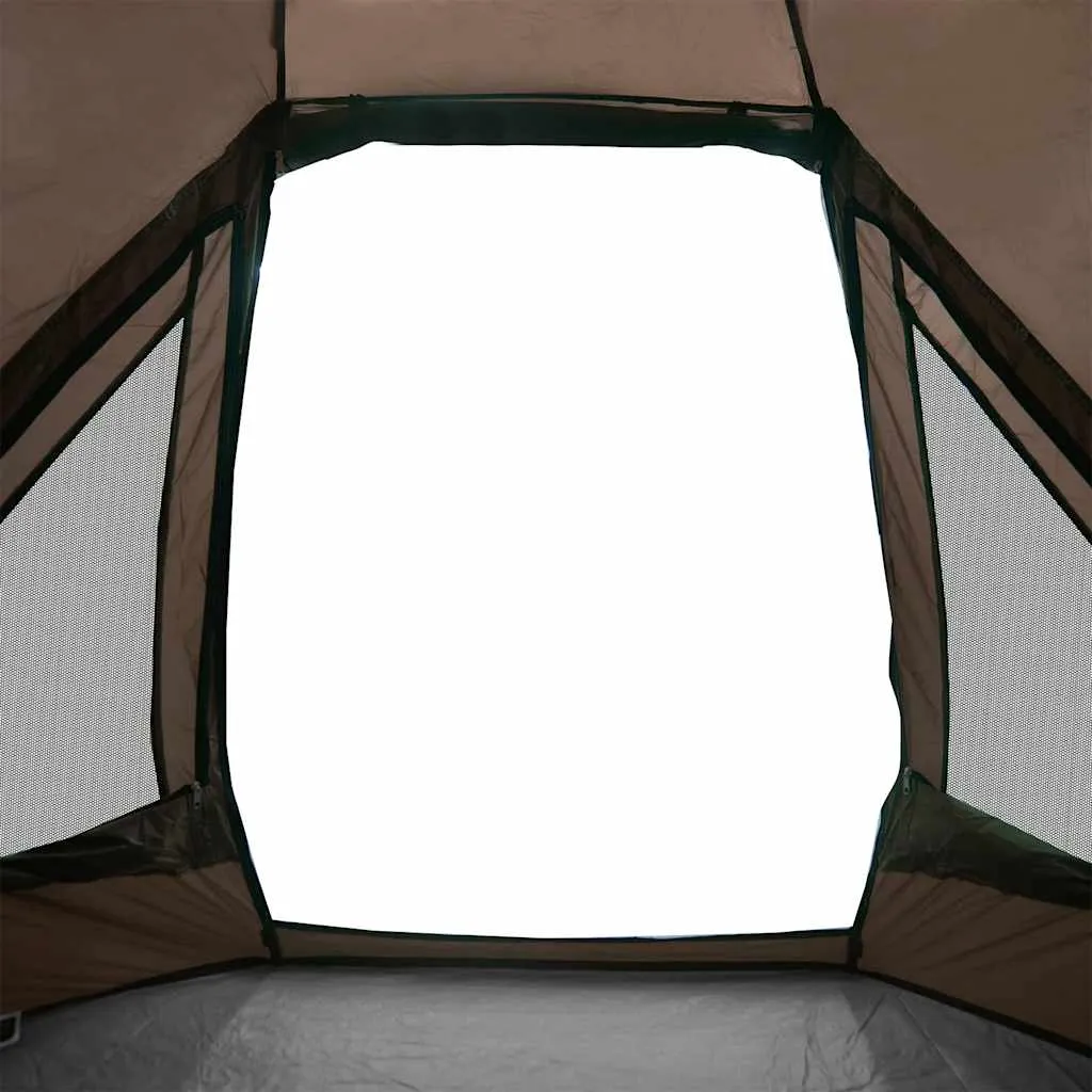 vidaXL Fishing Tent Brown Waterproof