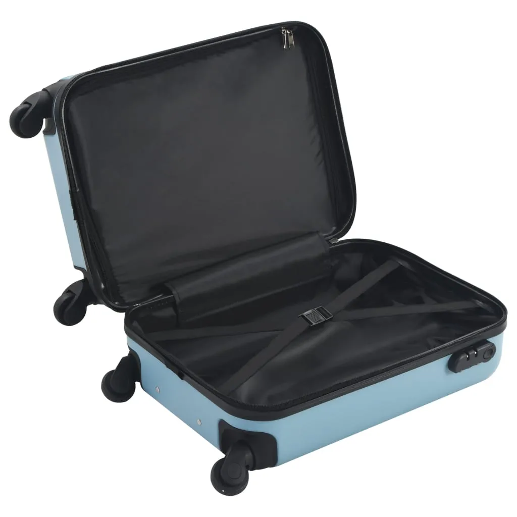 vidaXL Hardcase Trolley Blue ABS