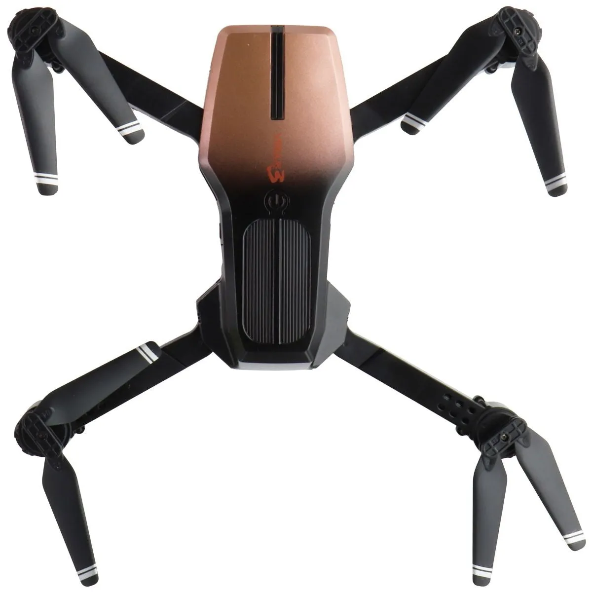 Vigour 3 HD Camera UAV Fold Drone with Remote and Case - Black/Bronze