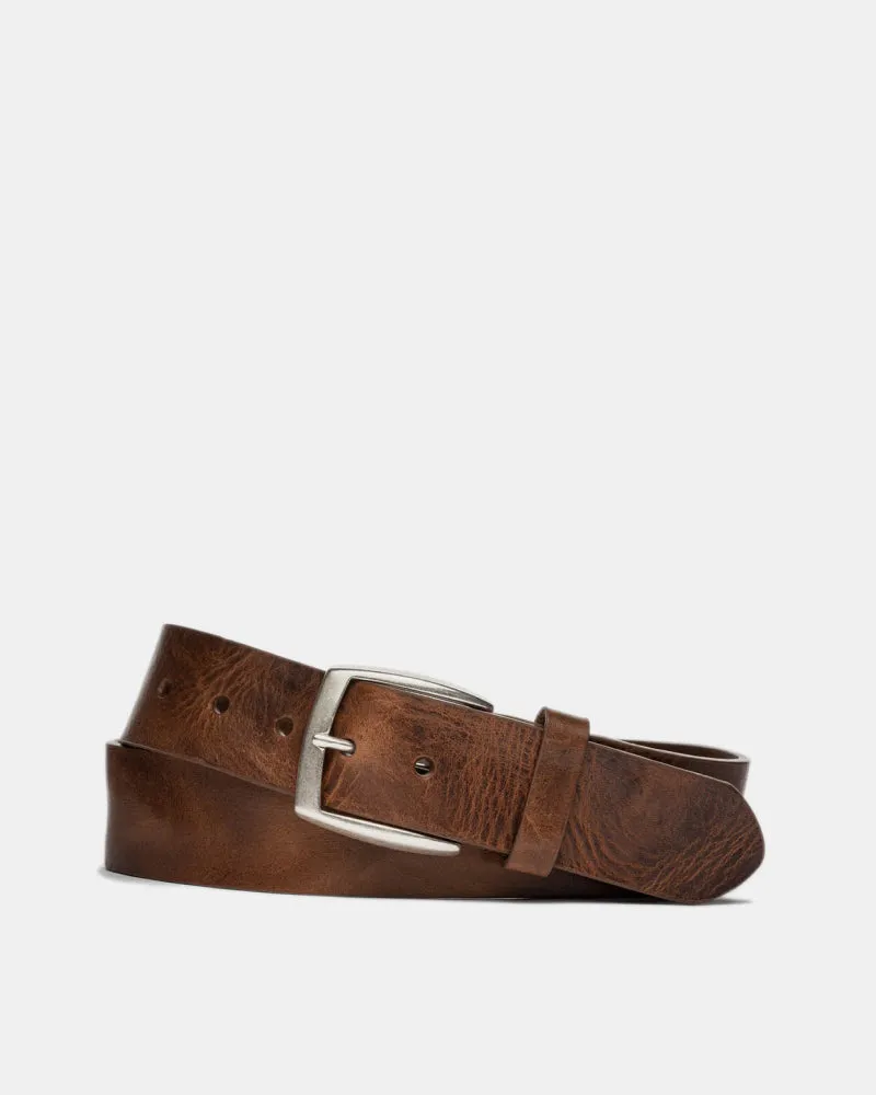 Vintage Leather Belt in Chesnut