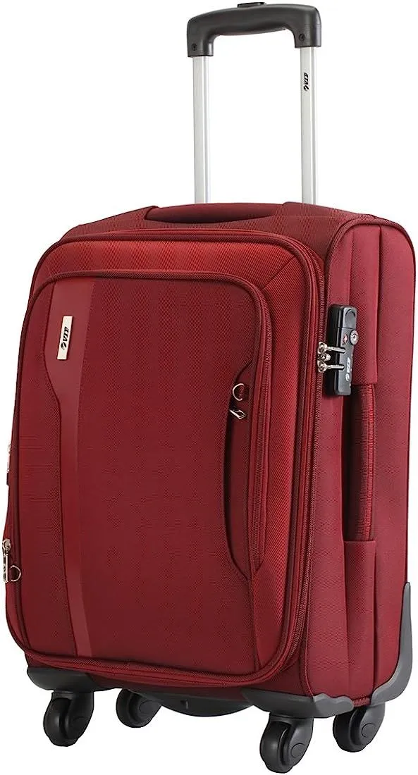 VIP Tuscany 360 Degrees Soft Luggage 4 Wheels Travel Suitcase Red