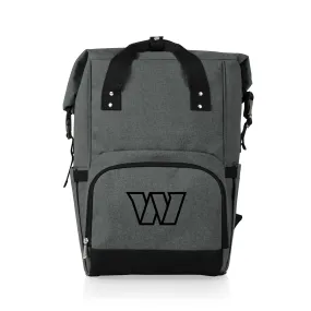 Washington Commanders - On The Go Roll-Top Backpack Cooler