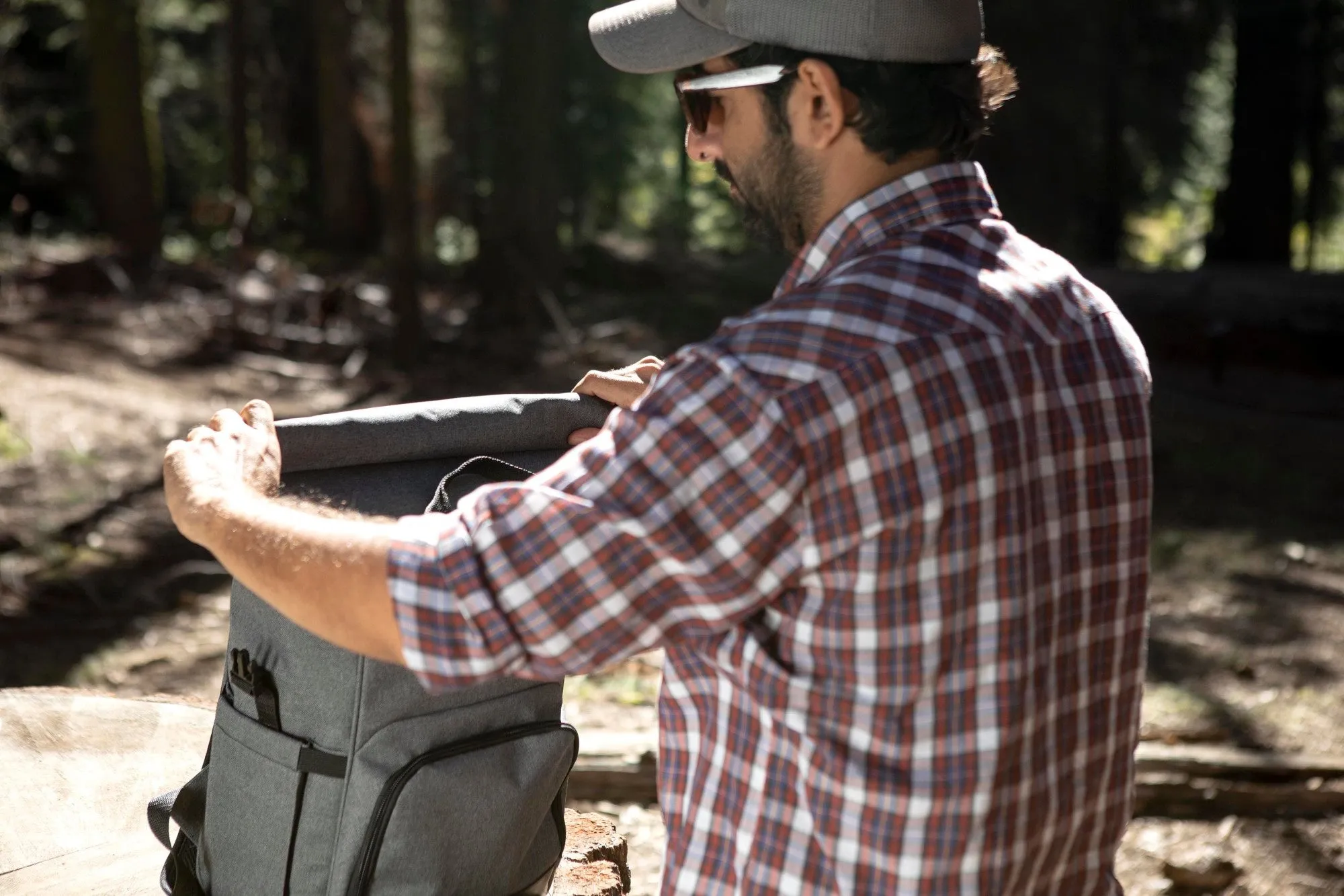 Washington Commanders - On The Go Roll-Top Backpack Cooler