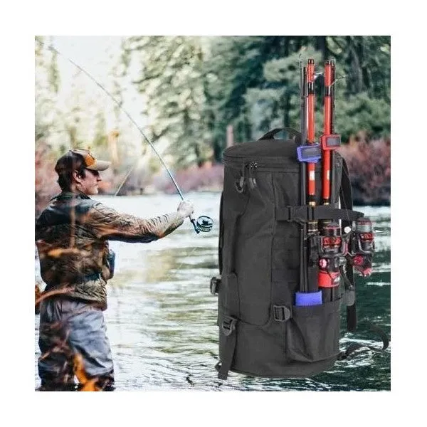 Water-Resistant Fishing Tackle Backpack