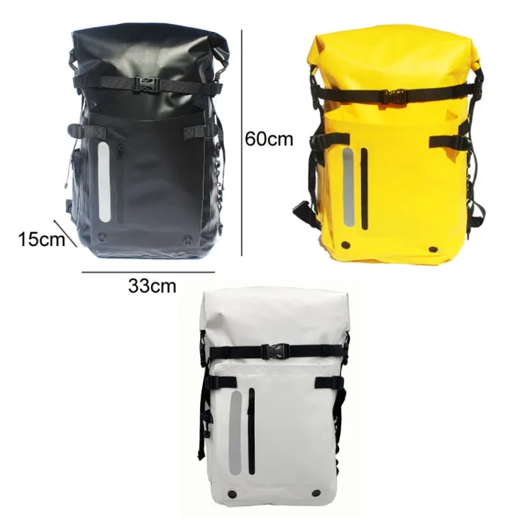 Waterproof Outdoor Diving Fins Bag Scuba Swimming Backpack(Black)