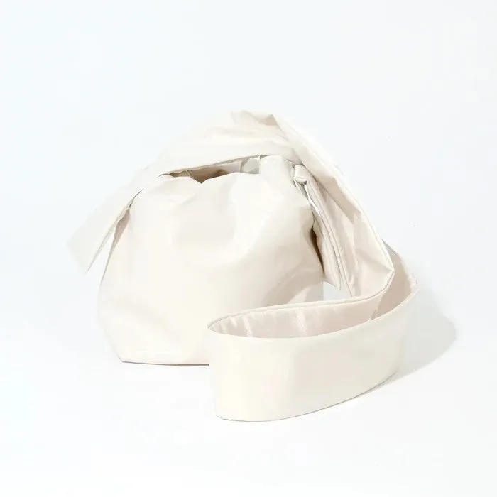 White Shoulder Bag - Upcycled