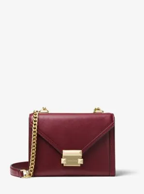 Whitney Small Leather Convertible Shoulder Bag