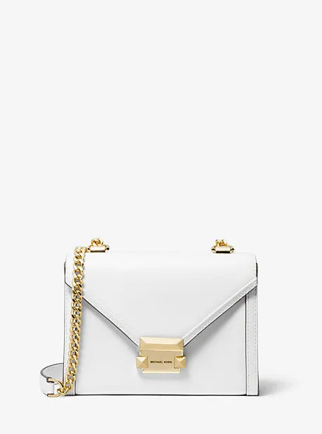 Whitney Small Leather Convertible Shoulder Bag