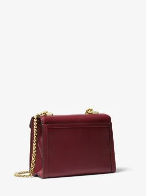 Whitney Small Leather Convertible Shoulder Bag