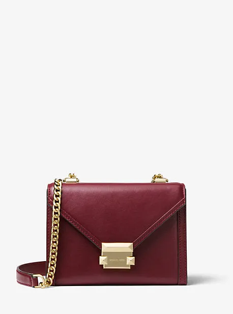 Whitney Small Leather Convertible Shoulder Bag