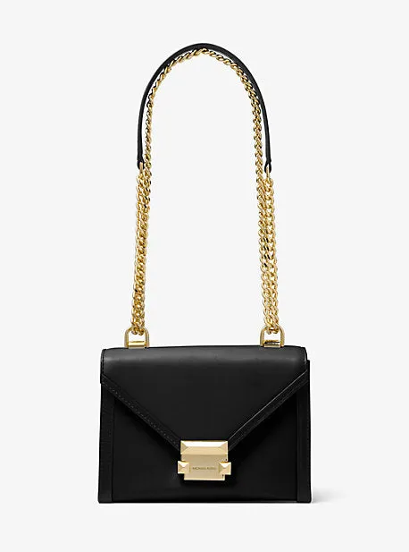 Whitney Small Leather Convertible Shoulder Bag