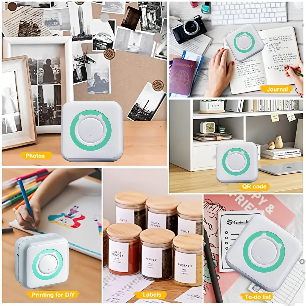 Wireless Smart Mini Pocket Printer  Perfect Gifts for Kids