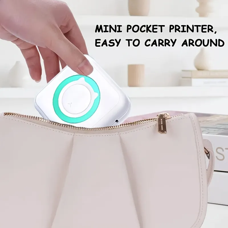 Wireless Smart Mini Pocket Printer  Perfect Gifts for Kids