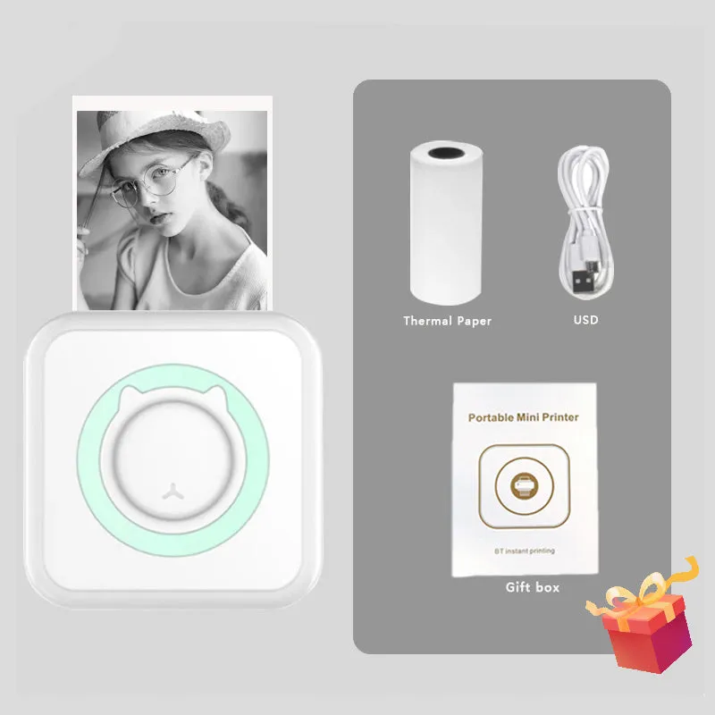 Wireless Smart Mini Pocket Printer  Perfect Gifts for Kids