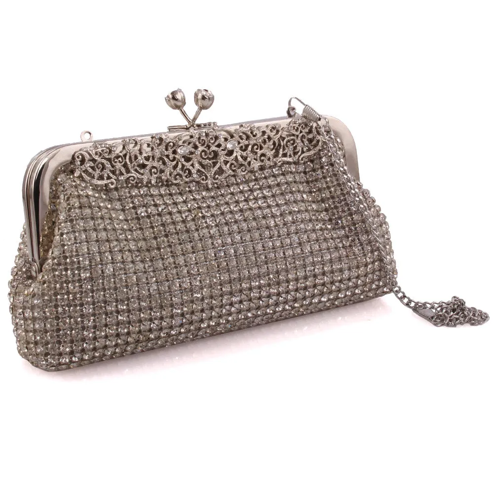 Women ‘Ejay’ Embellished Evening Clutch Bag