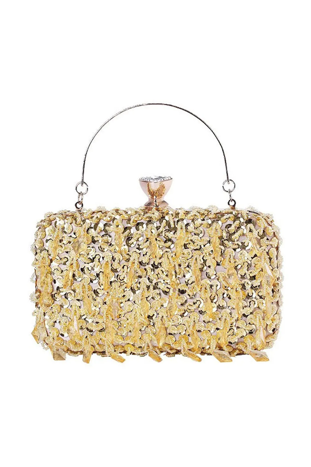 Women’s Beaded Sequined Evening Clutch Bags