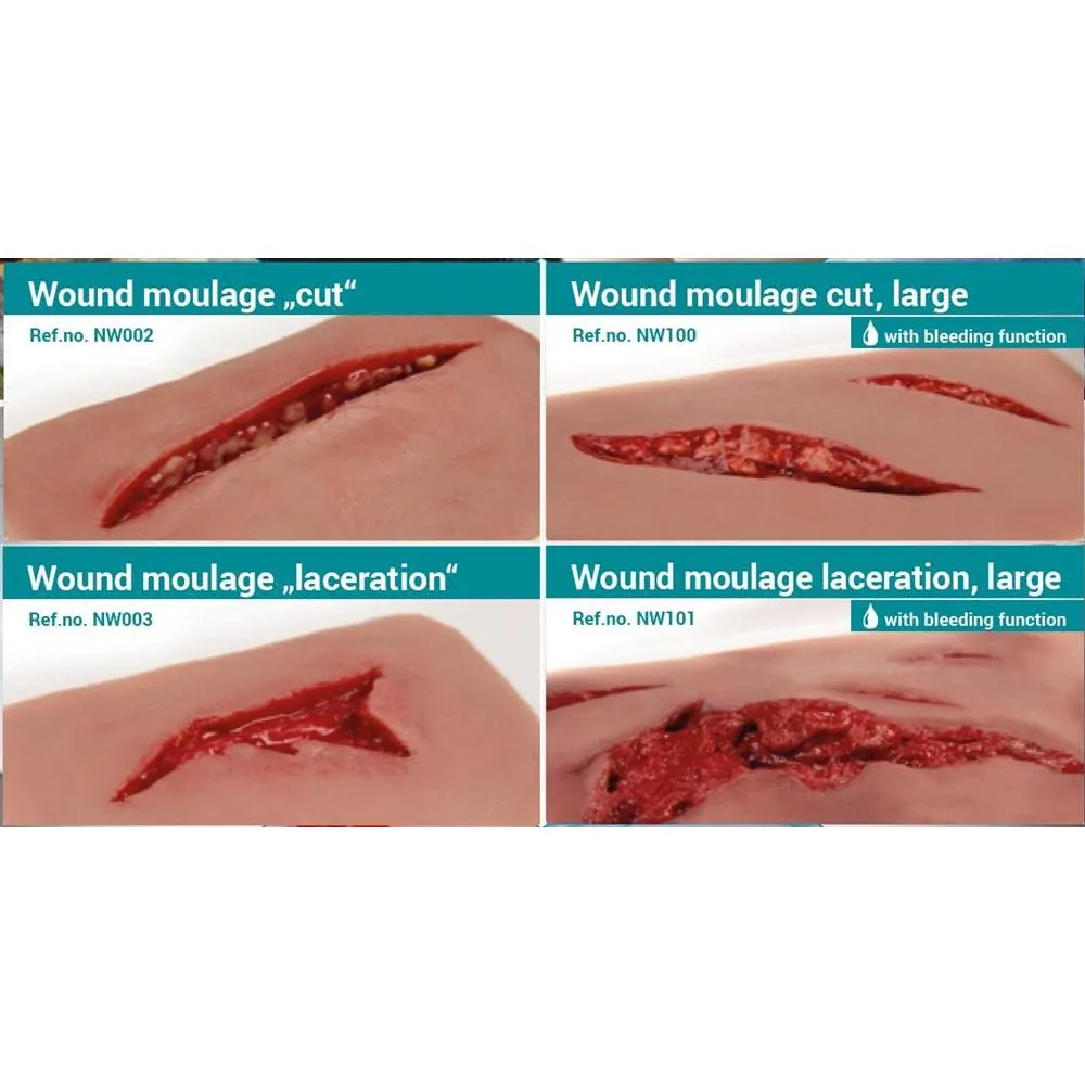 Wound Moulage Cut and Laceration Simulation Kit