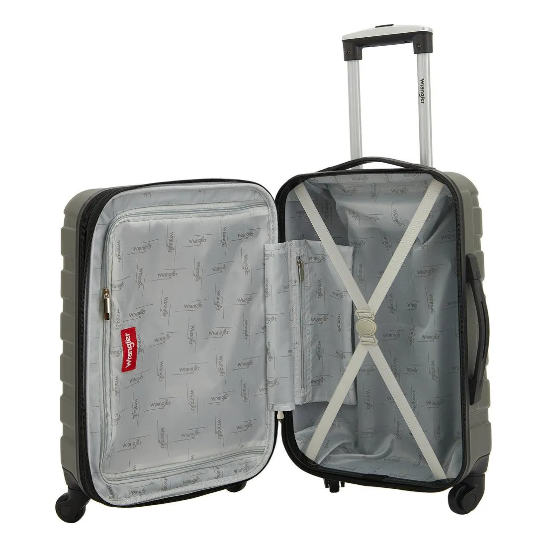 Wrangler Durham 4 Piece Hardside Luggage Set