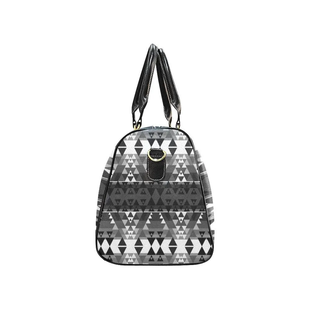 Writing on Stone Black and White Waterproof Travel Bag/Small